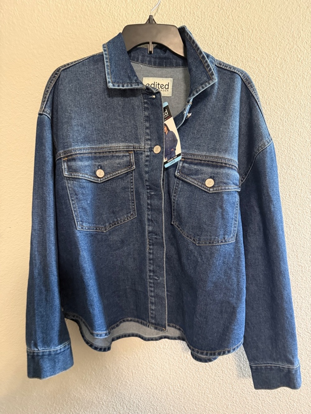 Edited Blue Denim Jean Jacket - Women's Classic Trucker